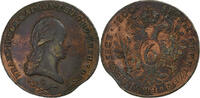 Austria 6 Kreuzer Franz II (I), Prague, Copper, KM:2128 -