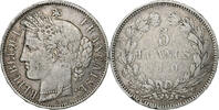 France 5 Francs Cérès, Bordeaux, Silver, Gadoury:742 -