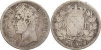 France 2 Francs Charles X, Lille, Silver, Gadoury:516 -