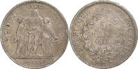 France 5 Francs Hercule, Bordeaux, Silver, Le Franc:F.326 -