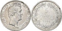 France 5 Francs Louis-Philippe, Rouen, Silver, Gadoury:676 -