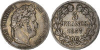 France 5 Francs Louis-Philippe, Rouen, Silver, Gadoury:678 -