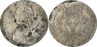 France 1/2 ECU, 44 Sols Louis XV, 1/2 Écu aux branches d'olivier -