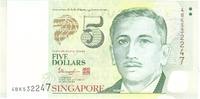 Singapore 5 Dollars Banknote, Undated, KM:47 -
