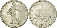 France Franc Coin, Semeuse, Paris, Silver, Gadoury:467 -