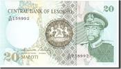 Lesotho 20 Maloti Banknote, Undated, KM:7b -
