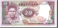 Swaziland 20 Emalangeni Banknote, KM:12a -