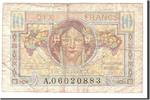 France 10 Francs Banknote, Undated, Fayette:19.2, KM:M7a -