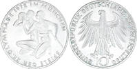 GERMANY - FEDERAL REPUBLIC 10 Mark Coin, Stuttgart, Silver -