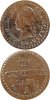France Centime Coin, Dupré, Paris, Bronze, Gadoury:76a -