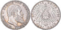 German States 3 Mark Coin, WURTTEMBERG, Wilhelm II, Freudenstadt -