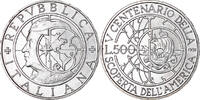 Italy 500 Lire Coin, Italie Reunifiee FDC, Silver, KM:140 -
