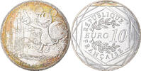 France 10 Euro Mickey -Guyane, Silver -