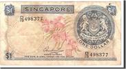 Singapore 1 Dollar Banknote, Undated, KM:1a -