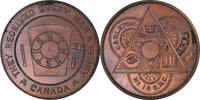 Canada Token Masonic, Carleton, Chapter Penny, Copper -