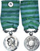 France Medal Médaille Coloniale, WAR, Excellent Quality, Silver, 27 -
