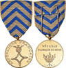 France Medal Commémorative d'Afrique du Nord, WAR, Excellent Quality, Bronze -