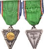 France Medal Dévouement, Sauvetage, Secourisme, Uncirculated, Silvered -