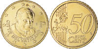 Vatican 50 Euro Cent Rome, Doré, Brass Gilt -