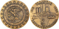 United States of America Medal Illinois, Sesquicentennial, Politics, Society -
