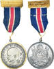 Germany Medal Königsland Aschbach, Eisenhower, Very Good Quality, Silvered -