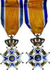 Netherlands Medal Wihelmina, Ordre d'Orange-Nassau, Croix de Chevalier -