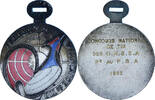 France Medaille Fédération Française de Tir, Sport, Silvered -