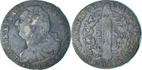 France 2 Sols Coin, 2 sols françois, Metz, Bronze, KM:603.2 -
