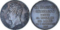 France Module 5 francs Coin, Charles X, Visite de la Monnaie de Lille -