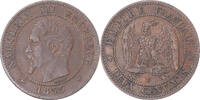 France 2 Centimes Coin, Napoleon III, Napoléon III, Lille, Rare -