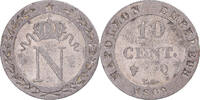 France 10 Centimes Coin, Napoléon I, Perpignan, Billon -