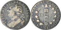 France 12 Deniers Coin, Louis XVI, 12 deniers françois, Metz -