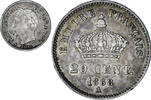 France 20 Centimes Coin, Napoleon III, Napoléon III, Strasbourg -