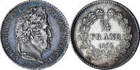 France 1/4 Franc Coin, Louis-Philippe, Paris, Silver -