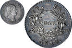 France 1/4 Franc Coin, Napoléon I, Paris, Silver, KM:653.1 -