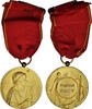 France Medaille Musique, Pacy, Very Good Quality, Rivet, Gilt Bronze, 40 -
