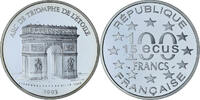 France 100 Francs-15 Ecus Arc de Triomphe, Trésors des Musées d'Europe -
