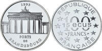France 100 Francs-15 Ecus Coin, Porte de Brandebourg, BE -