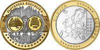 Slovakia Medaille L'Europe, Silver Plated Copper, FDC -