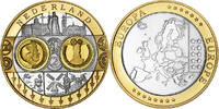 Netherlands Medaille L'Europe, Reine Béatrix, Silver Plated Copper -
