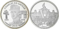 France Medal Vème République, Charles De Gaulle, Silver -