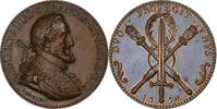 France Medaille Henri IV, Duo Protegit Unus, Bronze, Restrike -