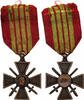 France Medaille Croix de Guerre, Very Good Quality, Bronze, 36 -