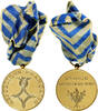France Medal Commémorative d'Afrique du Nord, Excellent Quality, Gilt Bronze -