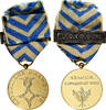 France Medal Commémorative d'Afrique du Nord, Excellent Quality, Gilt Bronze -
