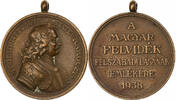 Hungary Medaille Rakoczi, a Magyar Felvidek Felsza Badulasanak, Bronze -