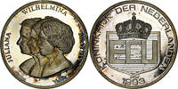 Netherlands Medal Juliana, Wilhelmina, Beatrix, Silver -