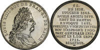 France Medal Les rois de France, Louis XIV, History, Nickel -