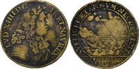 France Token Louis XIV, Trésor Royal, Brass, Feuardent:1872 -