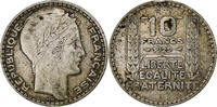 France 10 Francs Turin, Paris, Silver, Gadoury:801, KM:878 -